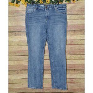 Kut From The Kloth Katy Boyfriend Jeans Women's 14 Blue Stretch Denim Classic